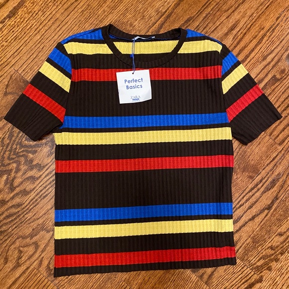 Zara Striped Top - Picture 1 of 2
